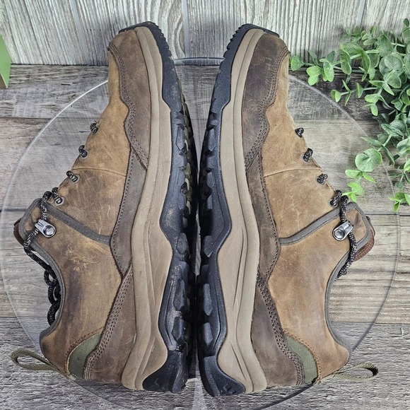 Teva Riva RP Brown Leather Waterproof Hiking Shoes Vibram Sole Men Size 10.5 - Picture 5 of 9